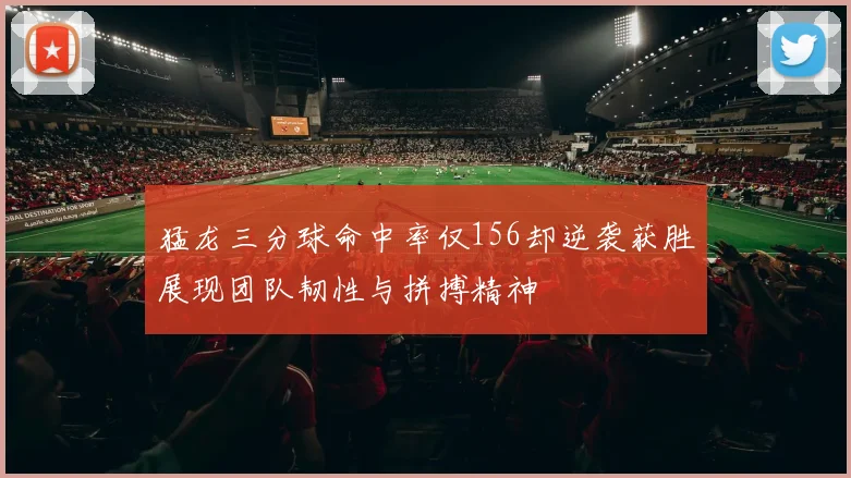 猛龙三分球命中率仅156却逆袭获胜展现团队韧性与拼搏精神